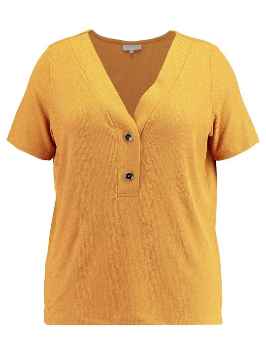 Zdjęcie produktu T-shirt basic ONLY Carmakoma w kolorze złota