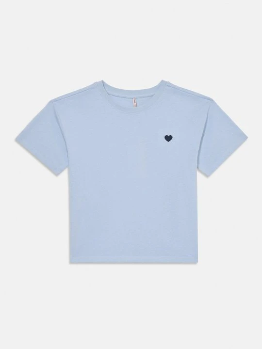 Zdjęcie produktu T-shirt basic ONLY GIRLS jasnoniebieski