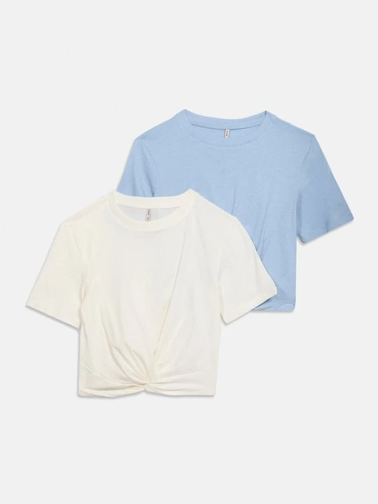 Zdjęcie produktu T-shirt basic ONLY GIRLS jasnoniebieski