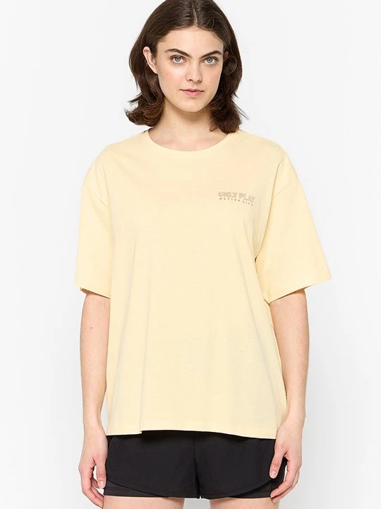 Zdjęcie produktu T-shirt basic Only Play jasnożółty