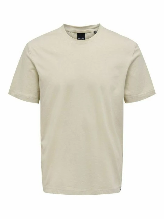 Zdjęcie produktu T-shirt basic Only & Sons beżowy