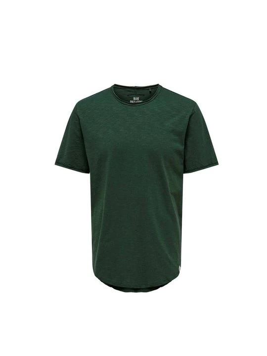 Zdjęcie produktu T-shirt basic Only & Sons ciemnozielony