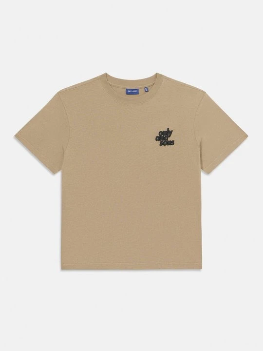 Zdjęcie produktu T-shirt basic Only & Sons beżowy