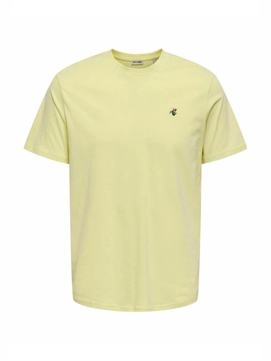 Zdjęcie produktu T-shirt basic Only & Sons żółty