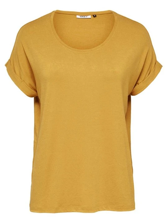 Zdjęcie produktu T-shirt basic Only w kolorze złota