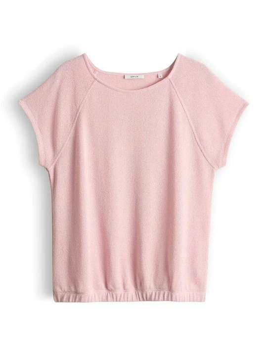 Zdjęcie produktu T-shirt basic Opus jasnoróżowy