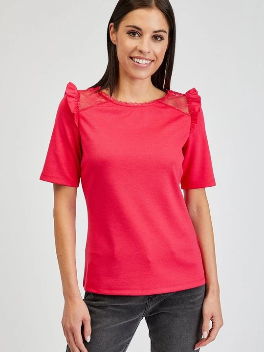 Zdjęcie produktu T-shirt basic ORSAY różowy