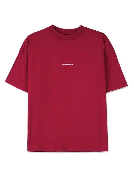 Zdjęcie produktu T-shirt basic Pegador bordowy