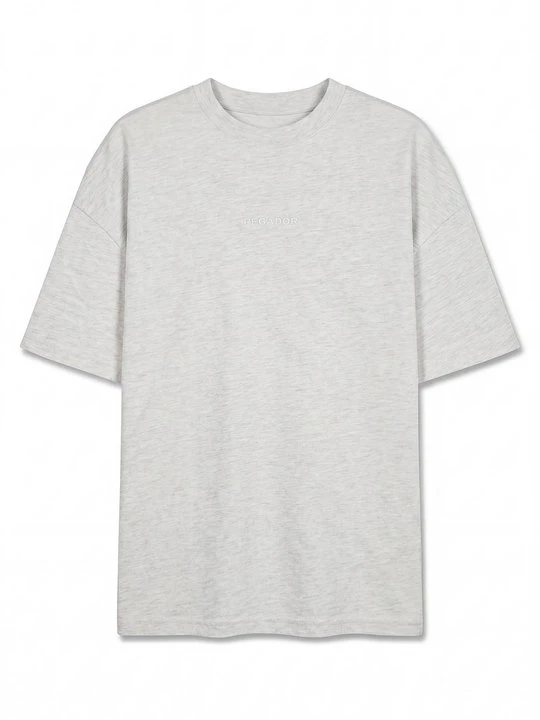 Zdjęcie produktu T-shirt basic Pegador jasnoszary melanż