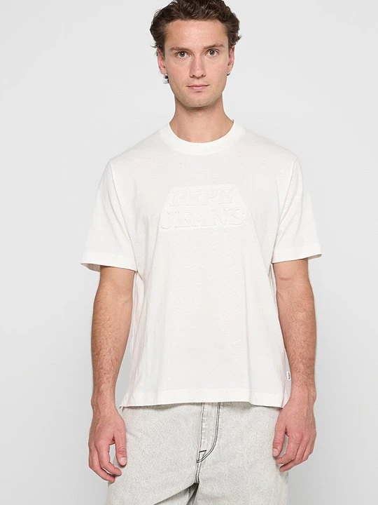 Zdjęcie produktu T-shirt basic Pepe Jeans mleczny