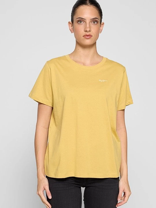 Zdjęcie produktu T-shirt basic Pepe Jeans żółty