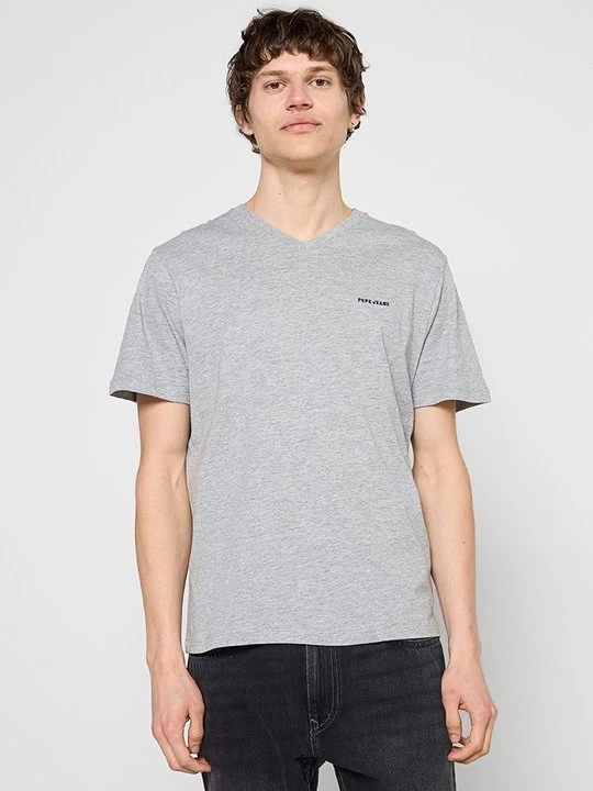 Zdjęcie produktu T-shirt basic Pepe Jeans szary