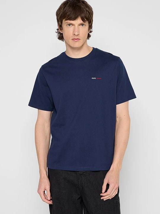 Zdjęcie produktu T-shirt basic Pepe Jeans granatowy