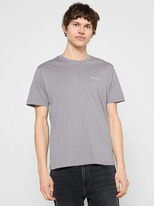 Zdjęcie produktu T-shirt basic Pepe Jeans jasnoszary