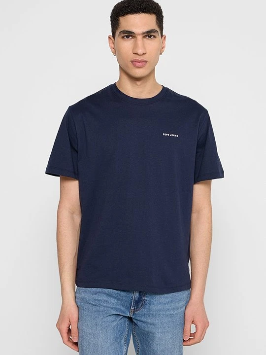 Zdjęcie produktu T-shirt basic Pepe Jeans granatowy