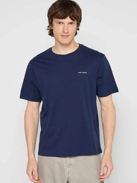 Zdjęcie produktu T-shirt basic Pepe Jeans granatowy