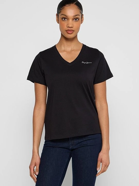 Zdjęcie produktu T-shirt basic Pepe Jeans czarny