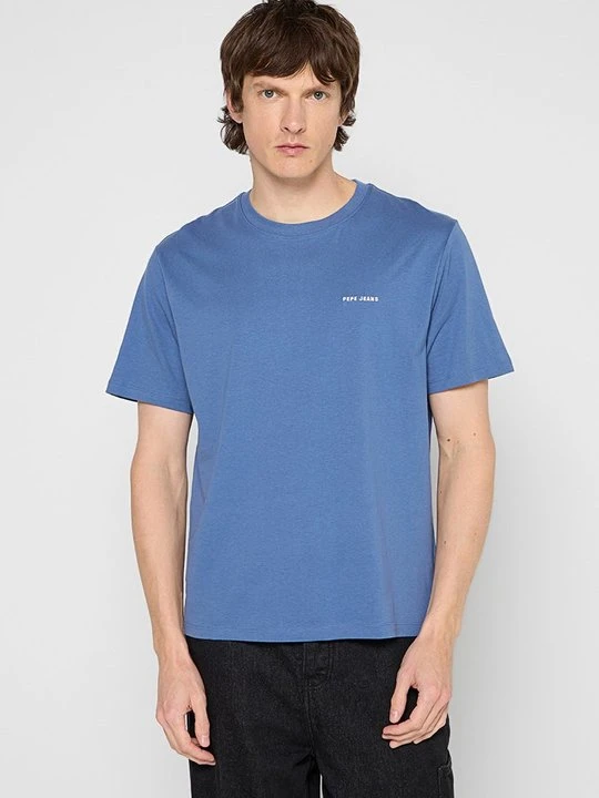 Zdjęcie produktu T-shirt basic Pepe Jeans niebieski
