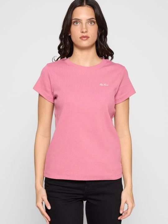 Zdjęcie produktu T-shirt basic Pepe Jeans różowy