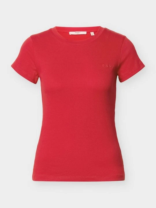 Zdjęcie produktu T-shirt basic Pepe Jeans czerwony