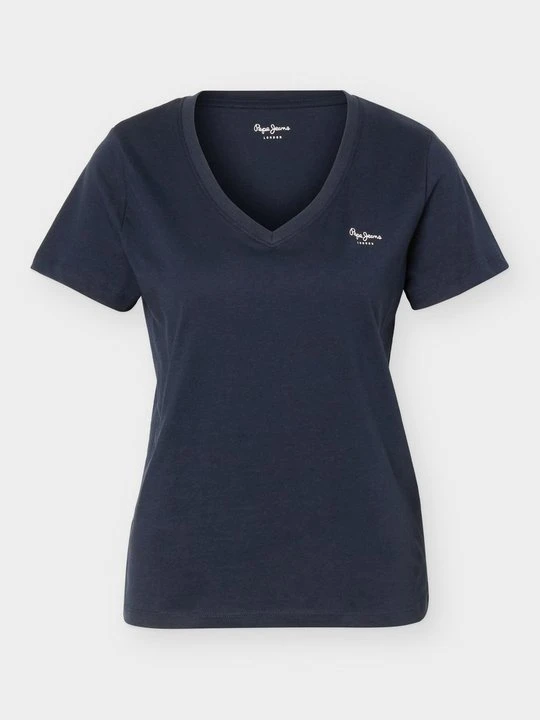 Zdjęcie produktu T-shirt basic Pepe Jeans granatowy