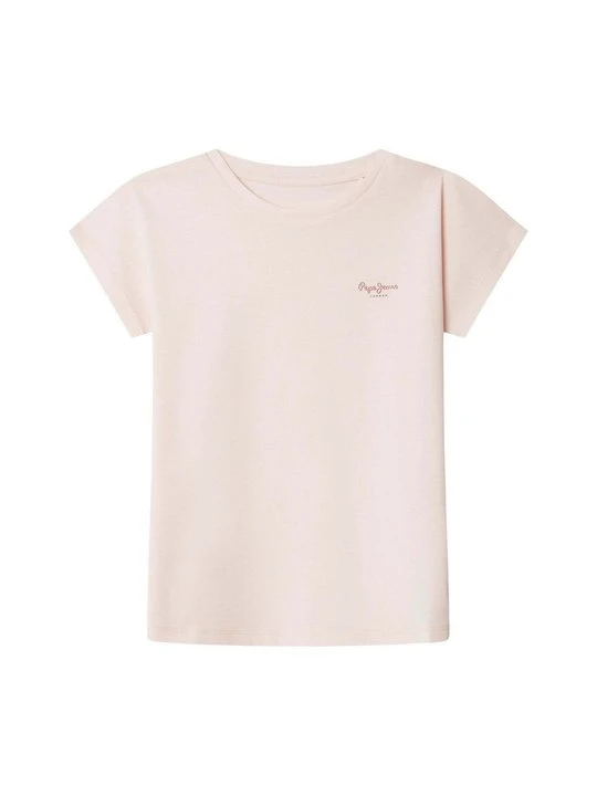Zdjęcie produktu T-shirt basic Pepe Jeans jasnoróżowy