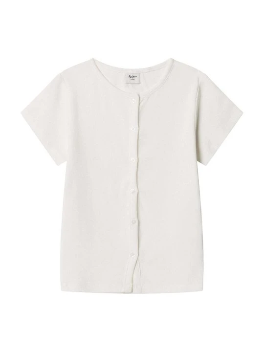 Zdjęcie produktu T-shirt basic Pepe Jeans mleczny