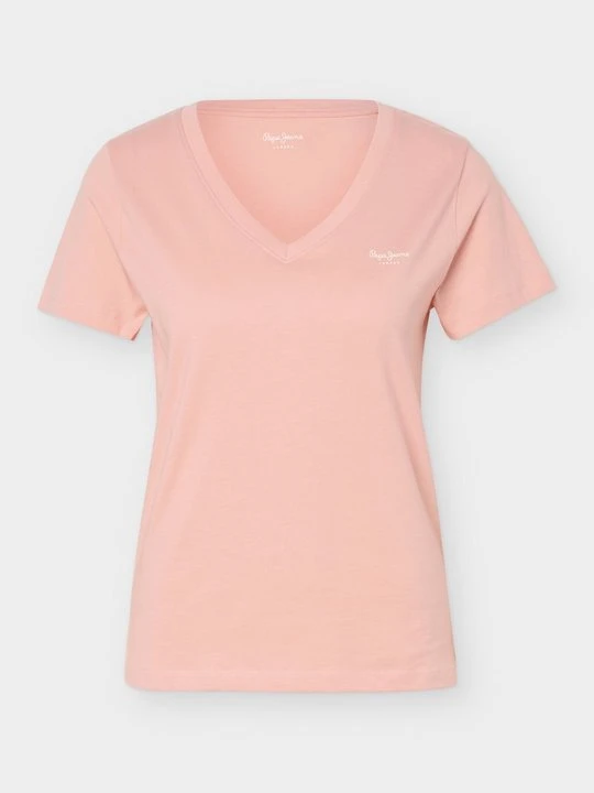 Zdjęcie produktu T-shirt basic Pepe Jeans morelowy
