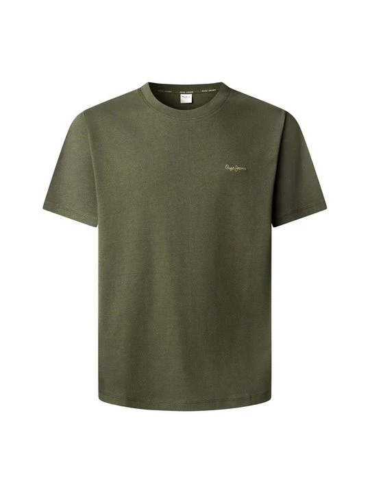 Zdjęcie produktu T-shirt basic Pepe Jeans oliwkowy