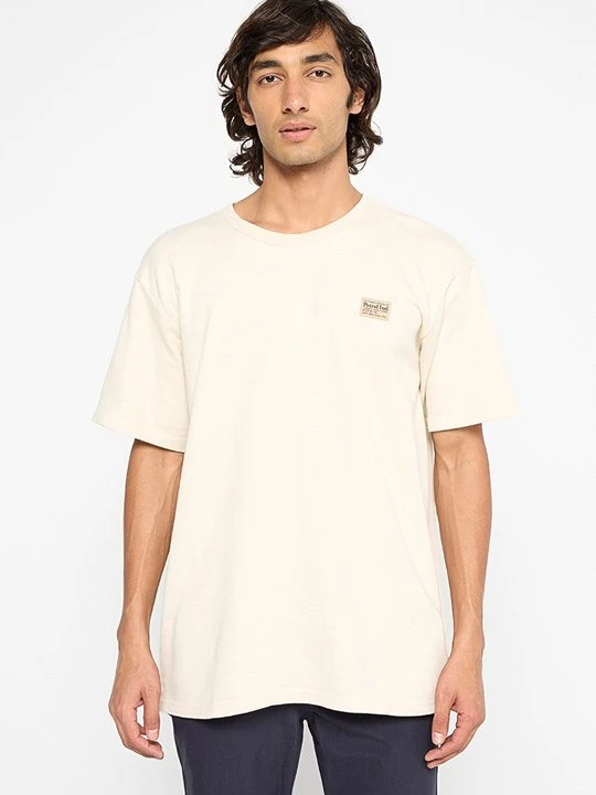 Zdjęcie produktu T-shirt basic Petrol Industries mleczny