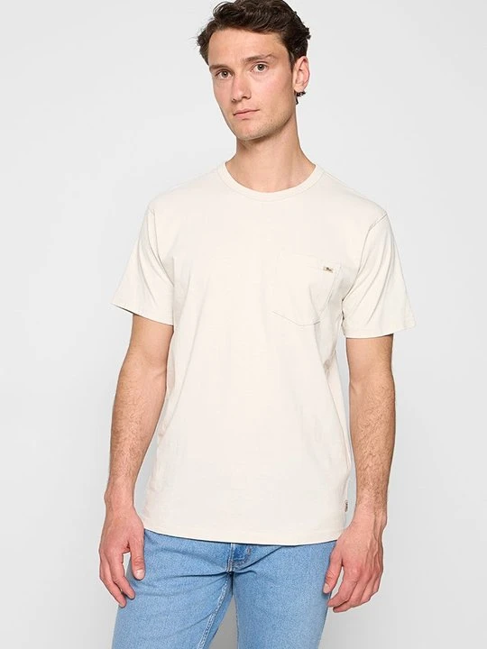Zdjęcie produktu T-shirt basic Petrol Industries mleczny