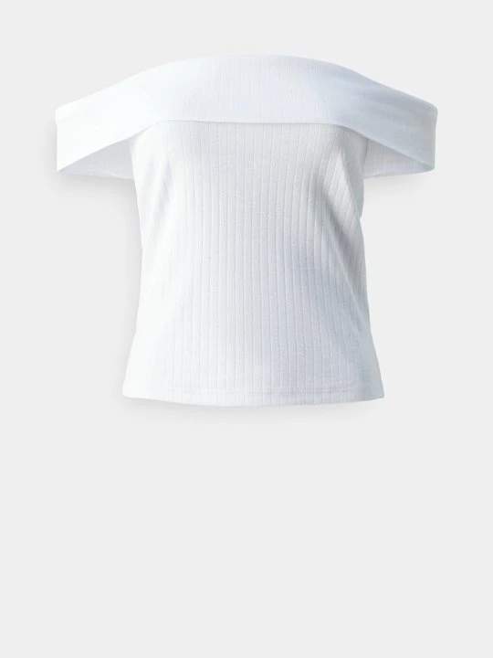 Zdjęcie produktu T-shirt basic Pieces biały