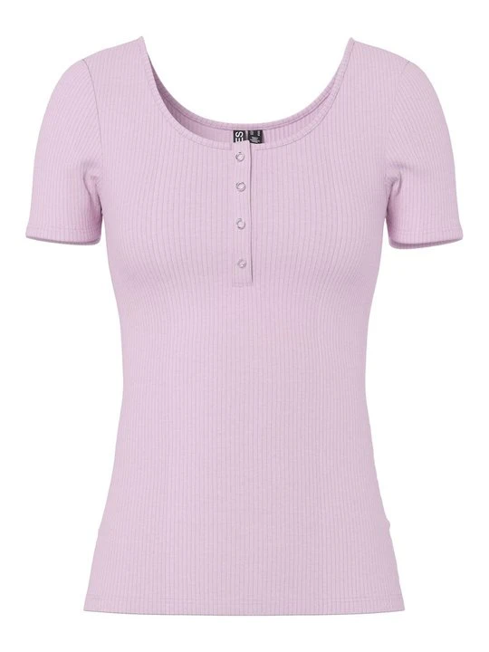 Zdjęcie produktu T-shirt basic Pieces fioletowy