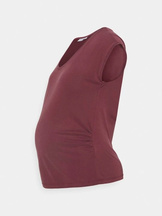 Zdjęcie produktu T-shirt basic Pieces bordowy
