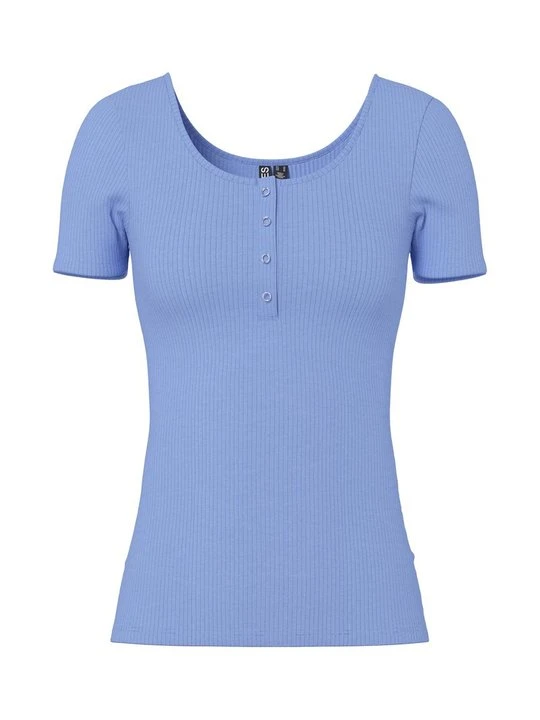 Zdjęcie produktu T-shirt basic Pieces niebieski