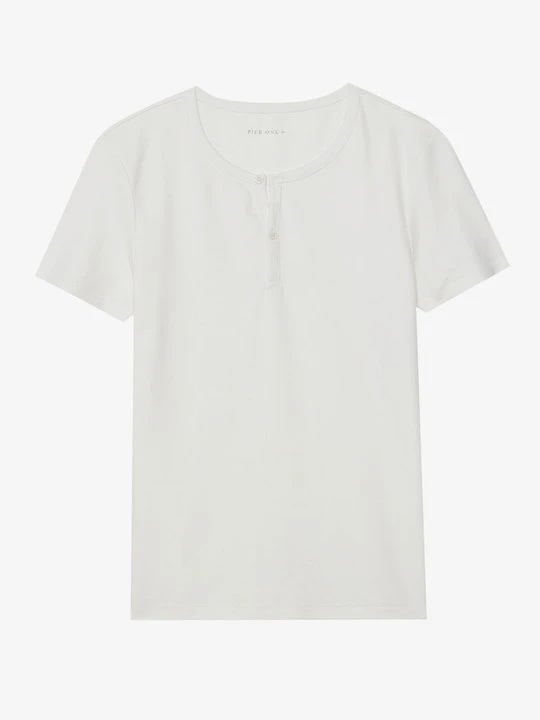 Zdjęcie produktu T-shirt basic Pier One mleczny