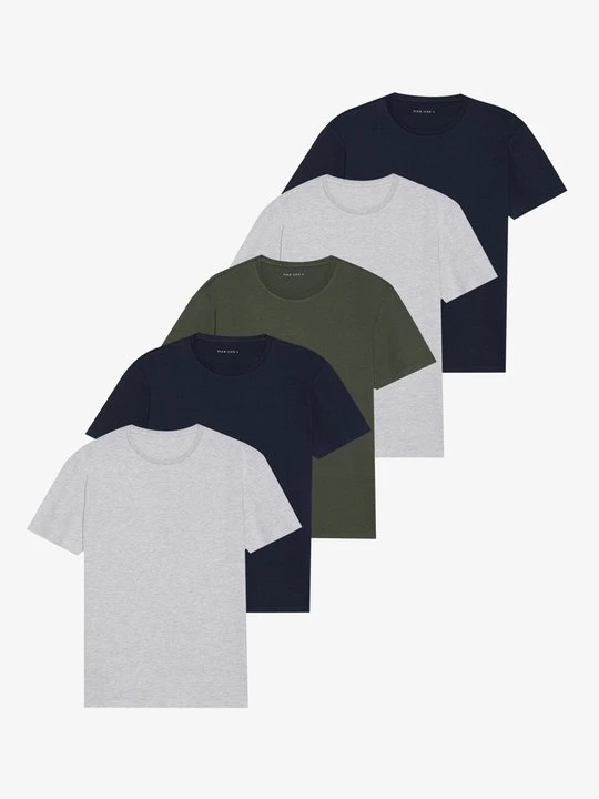 Zdjęcie produktu T-shirt basic Pier One granatowy