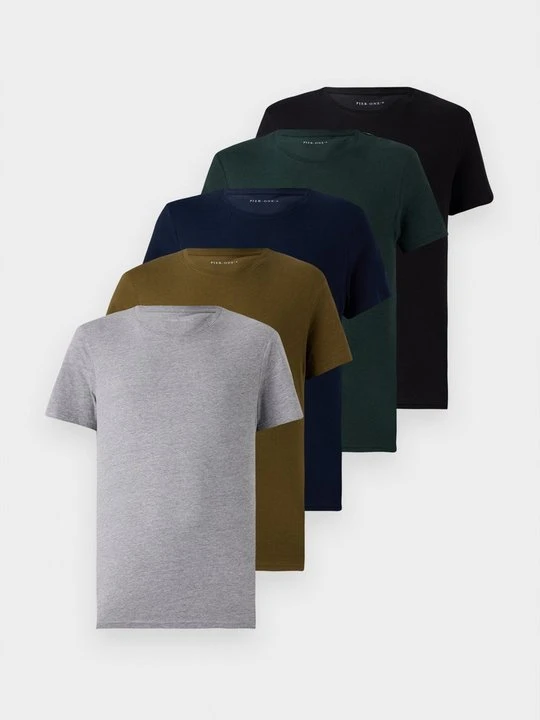 Zdjęcie produktu T-shirt basic Pier One czarny