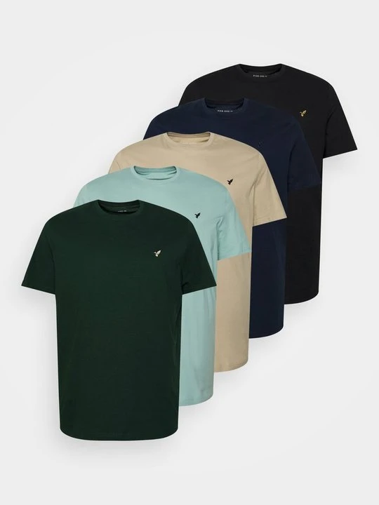 Zdjęcie produktu T-shirt basic Pier One By Zalando ciemnozielony