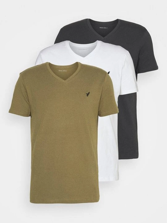 Zdjęcie produktu T-shirt basic Pier One biały