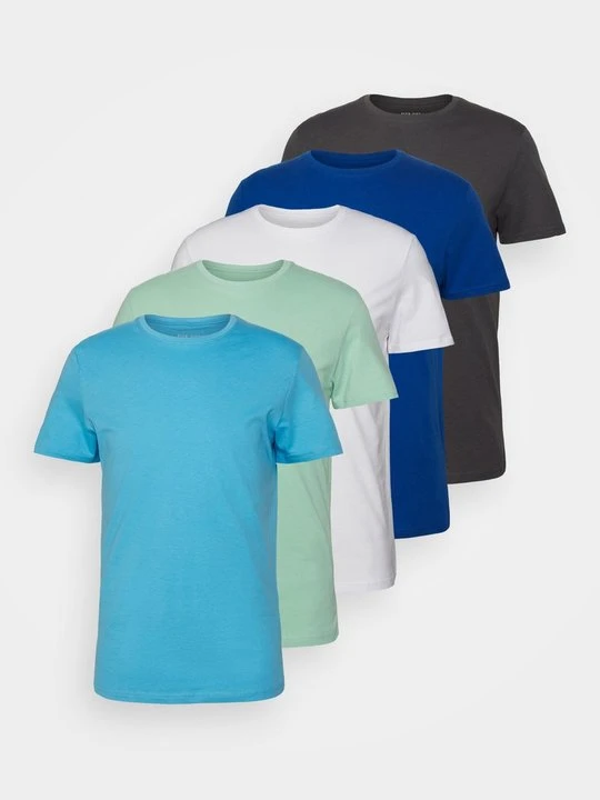 Zdjęcie produktu T-shirt basic Pier One niebieski