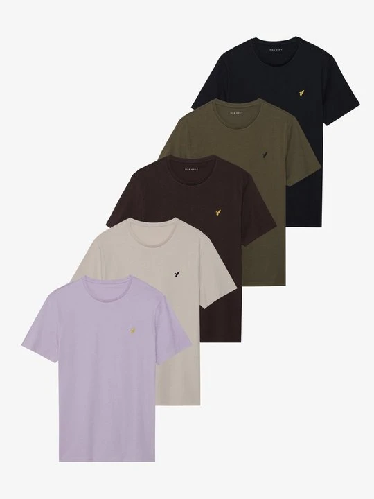 Zdjęcie produktu T-shirt basic Pier One liliowy