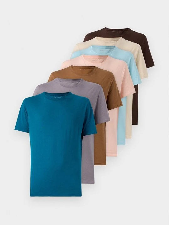 Zdjęcie produktu T-shirt basic Pier One czerwony
