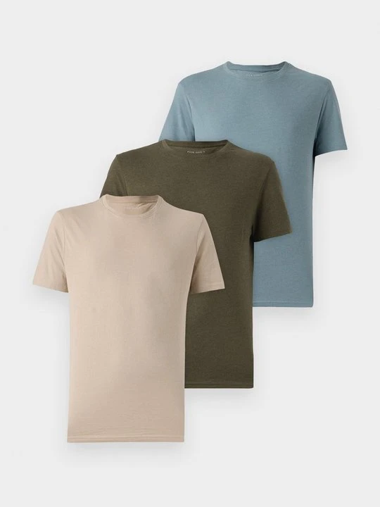 Zdjęcie produktu T-shirt basic Pier One brązowy