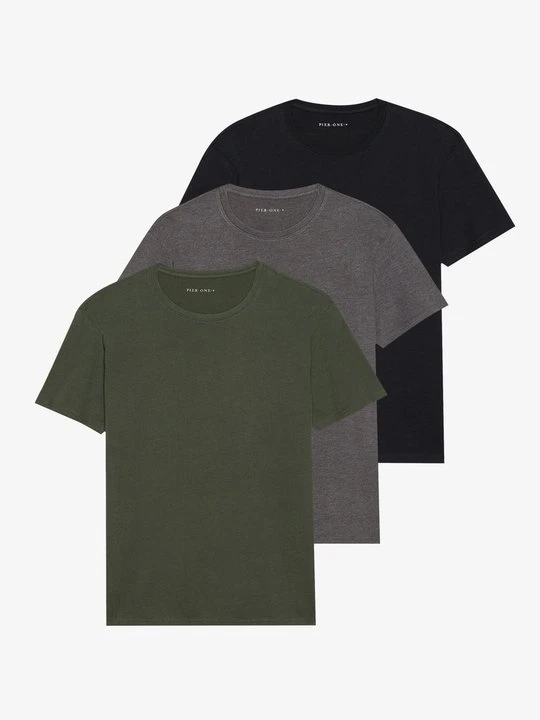 Zdjęcie produktu T-shirt basic Pier One czarny