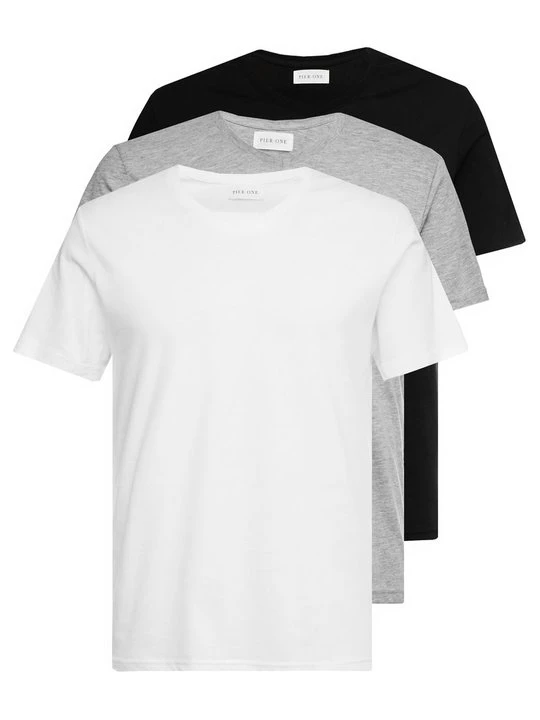 Zdjęcie produktu T-shirt basic Pier One By Zalando biały