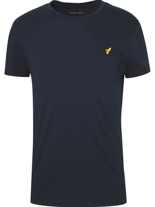 Zdjęcie produktu T-shirt basic Pier One granatowy