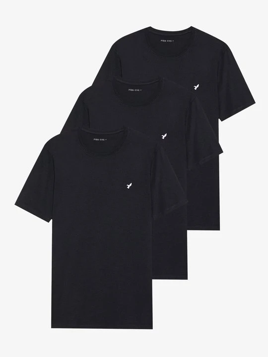 Zdjęcie produktu T-shirt basic Pier One czarny