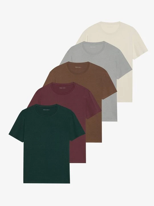 Zdjęcie produktu T-shirt basic Pier One bordowy