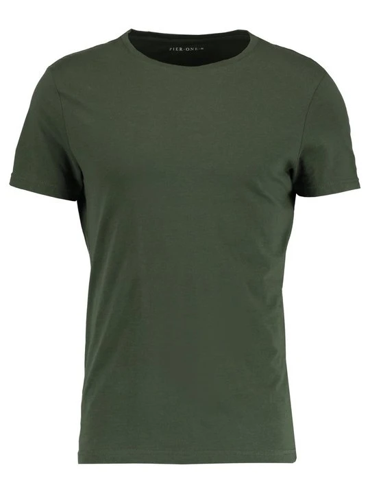 Zdjęcie produktu T-shirt basic Pier One khaki